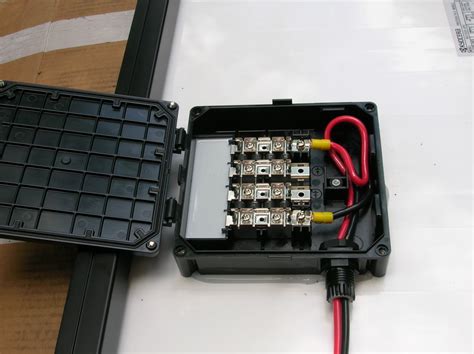 solar panel ac dc junction box|solar panel junction box repair.